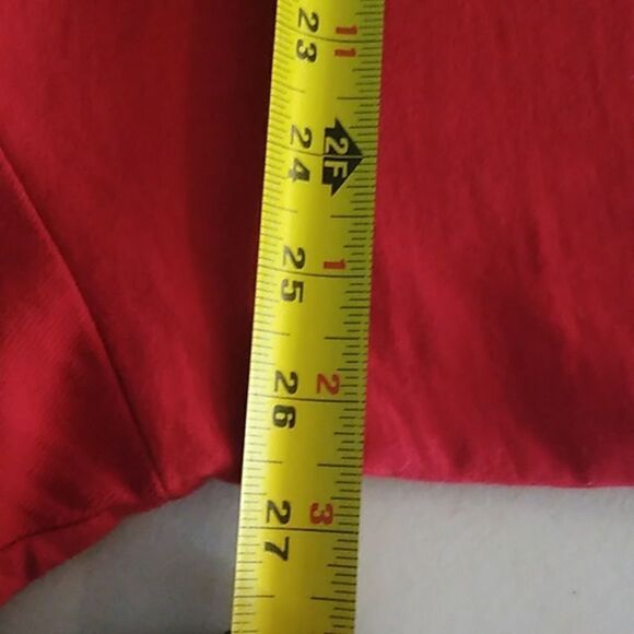 Cite Red short sleeve Fringe beading Dress Southwestern Country core - Picture 7 of 9